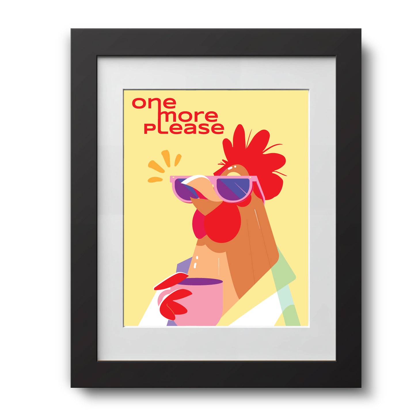 Rooster 52x42 cm (20 ½ x 16 ½”)