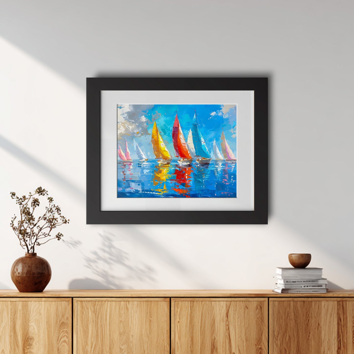 Abstract beach 52x42 cm (20 ½ x 16 ½”)