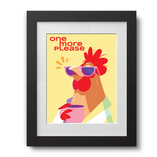 Rooster  52x42 cm (20 ½ x 16 ½”)